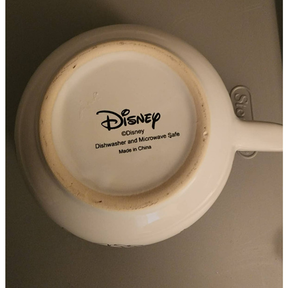 Disney Mickey & Minne " I Love U" Heart Pattern Large Mug. NWOT - Picture 3 of 5